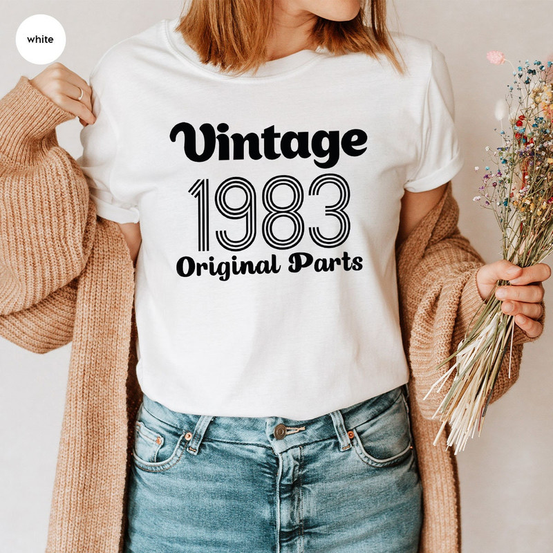 Vintage 1983 Shirt, Birthday Gifts, Birthday Shirt, 40th Birthday Graphic Tees, 1983 Birthday Shirt, Retro Shirt, Custom Birthday Shirt - 2.jpg
