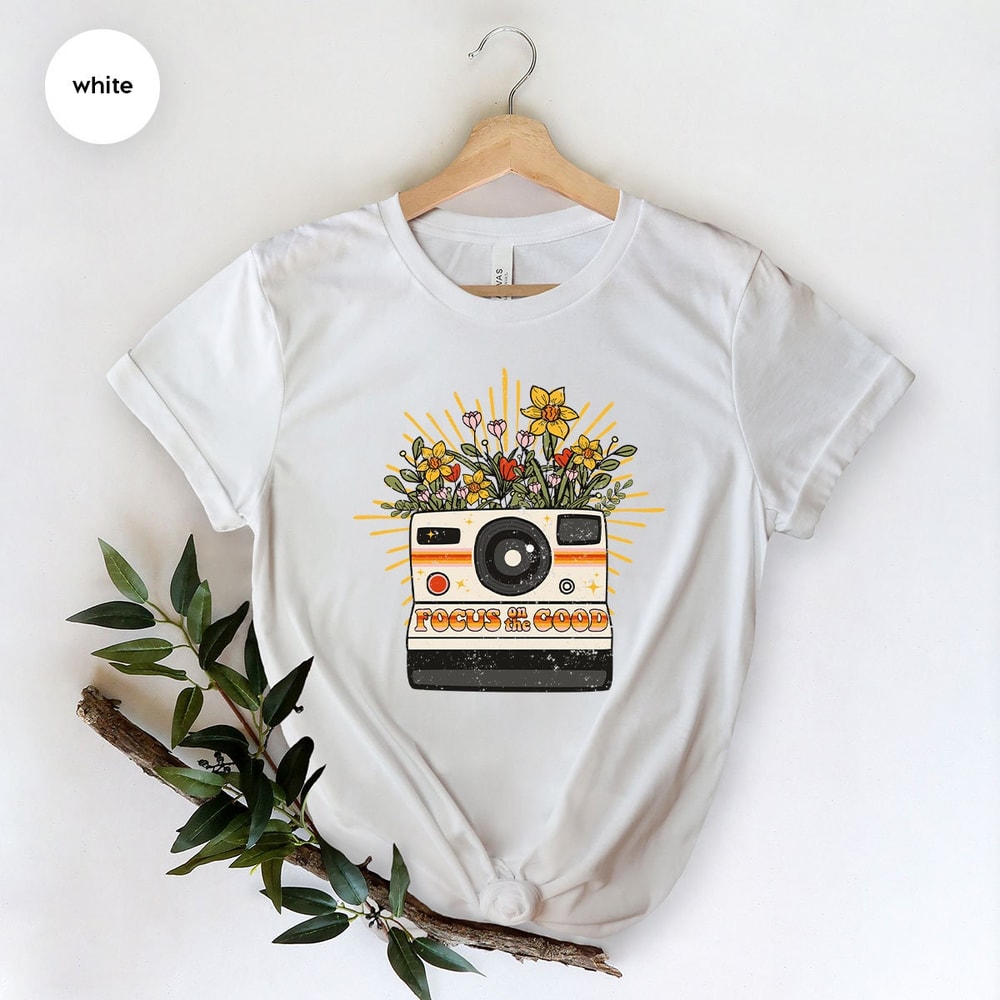 Vintage T Shirt, Positive Vibes Shirt, Motivational Shirt, Inspirational Shirt, Retro Shirt, Wildflower Shirt, Boho Shirt, Shirts For Women - 8.jpg