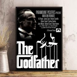 the godfather poster, the godfather wall art, movie decoration, movie home decor, movie poster