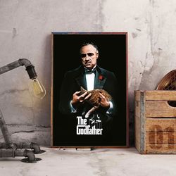 the godfather wall art, the godfather poster, movie poster, movie decoration, movie home decor
