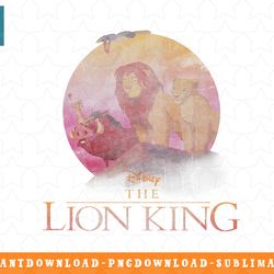 disney the lion king pride rock group shot distressed png, sublimation, digital download