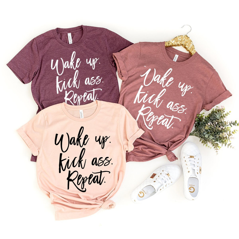Wake Up Repeat Shirt, Motivational Shirt, Inspirational Quote Shirt, Offensive Shirt, Motivation Quote T-shirt - 6.jpg