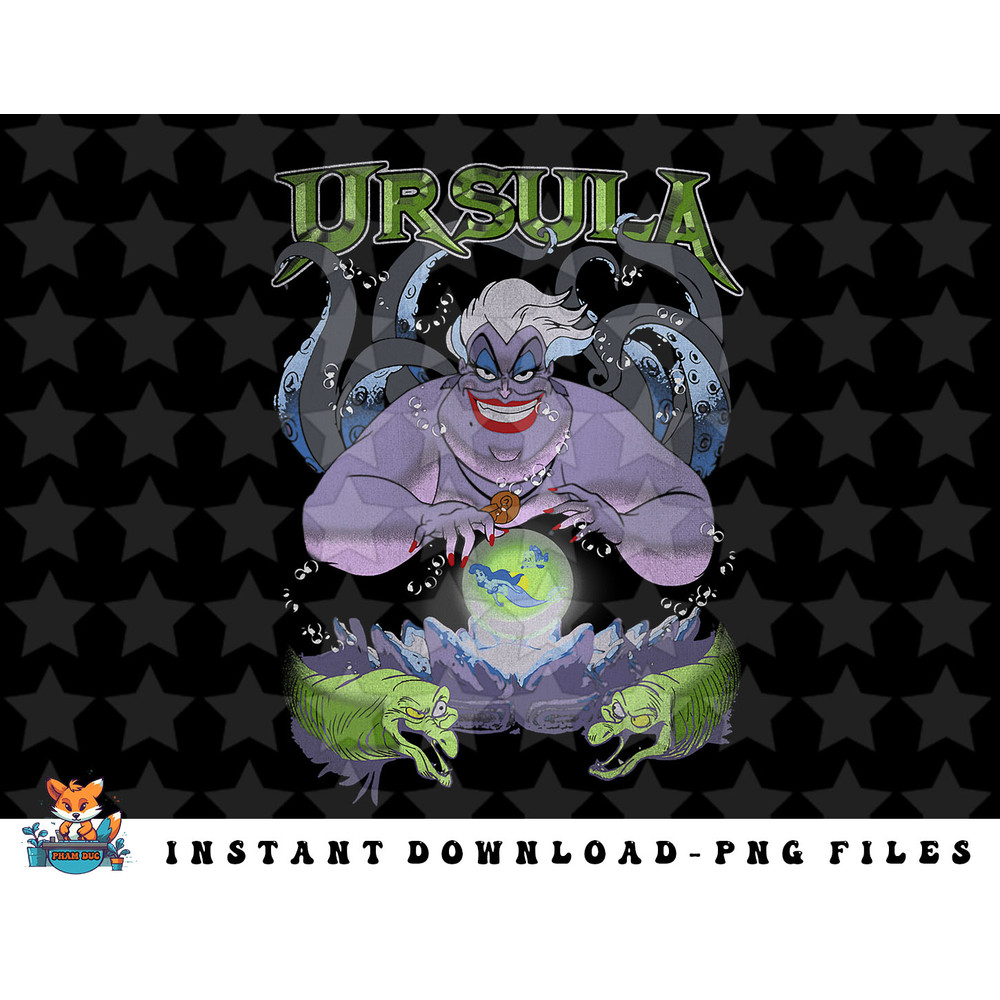 Disney The Little Mermaid Ursula Cauldron Dark Portrait png, sublimation, digital download.jpg
