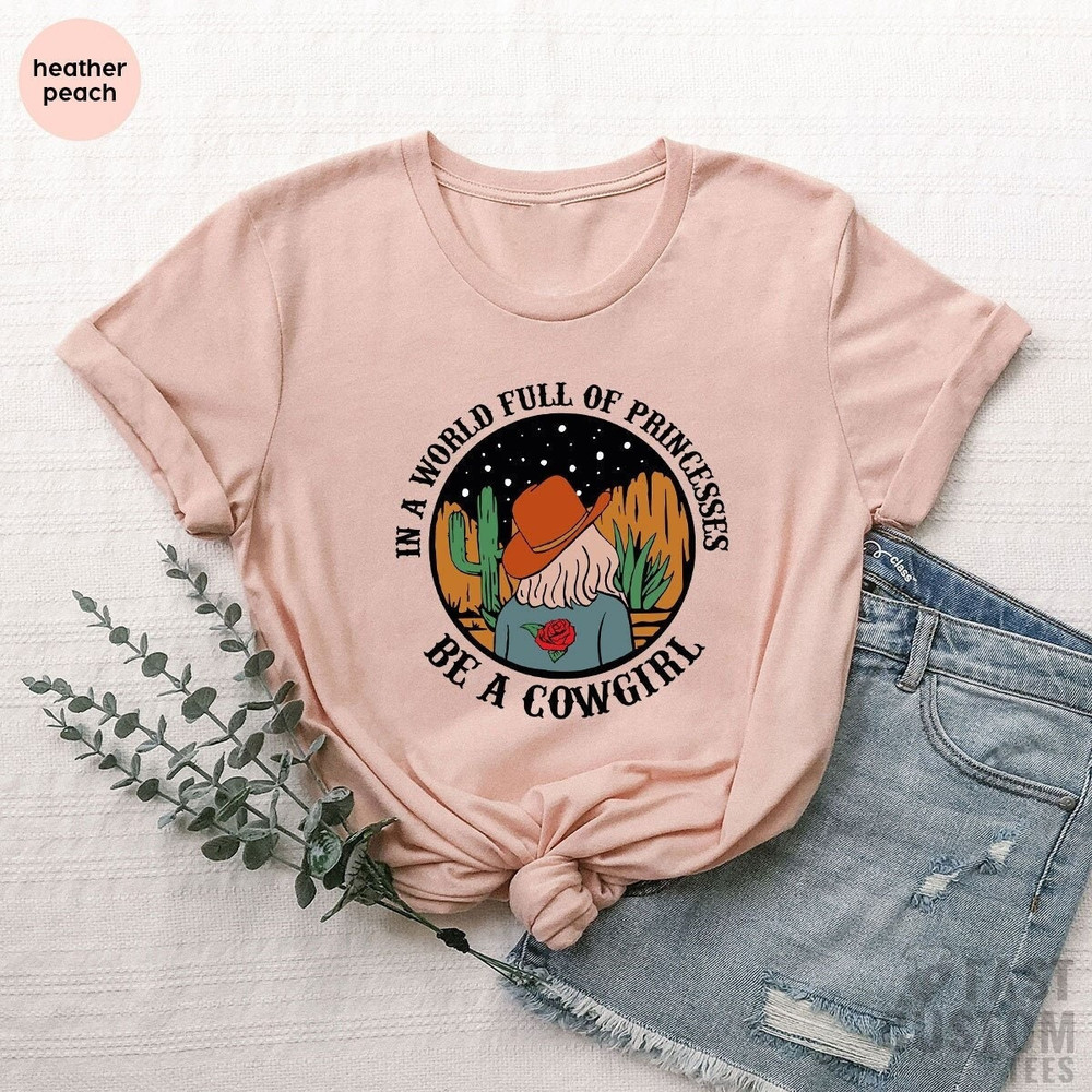 Western Shirt, Western Graphic Tee, Cow girl Shirt, Rodeo Shirt, Cow Girl Shirt, Western Shirt Women, Rodeo Shirt for Women, Country Shirt - 2.jpg