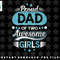 Mens Proud Dad Of Two awesome girls Fathers Day png, sublimation, digital download.jpg