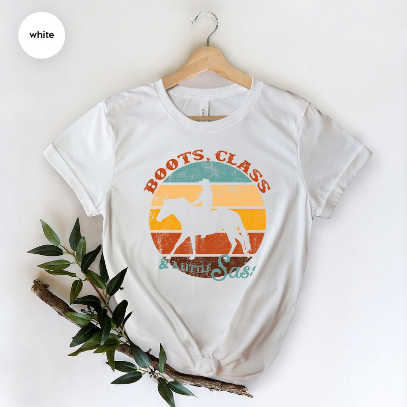 Western T-Shirt, Retro Shirt, Country Shirt, Rodeo Graphic Tees, Southern T Shirt, Cow girl Shirts, Vintage Horse Shirt, Cowboy Girl Shirt - 7.jpg