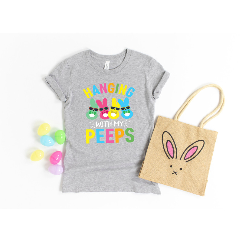 Hanging With My Peeps Shirts, Easter Shirt, Easter 2021 Shirts, Happy Easter Shirt, Family Easter Shirts, Cute Easter Shirts,Gift Easter Day - 2.jpg