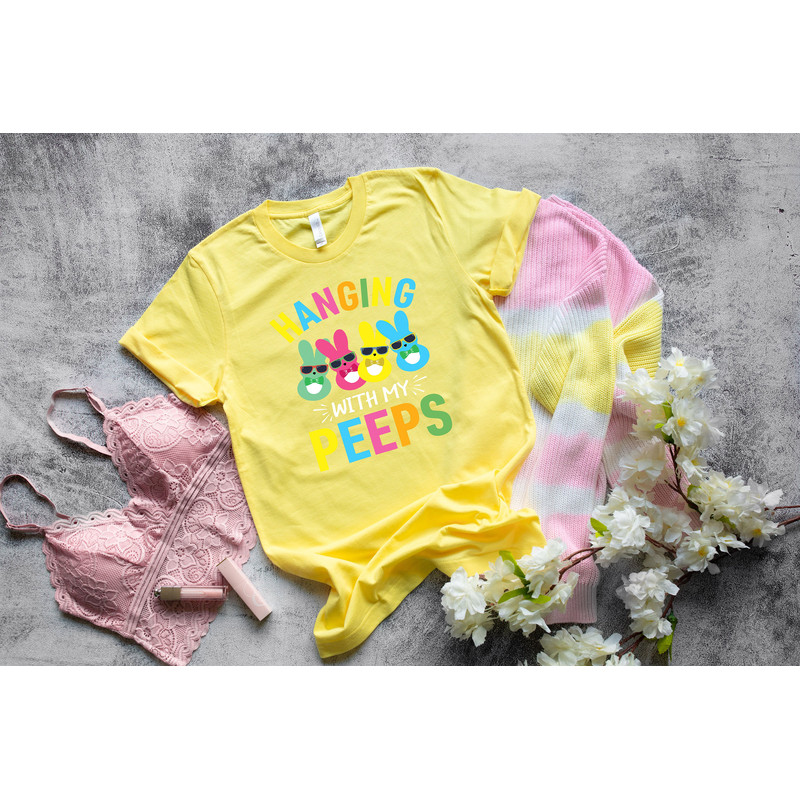 Hanging With My Peeps Shirts, Easter Shirt, Easter 2021 Shirts, Happy Easter Shirt, Family Easter Shirts, Cute Easter Shirts,Gift Easter Day - 3.jpg