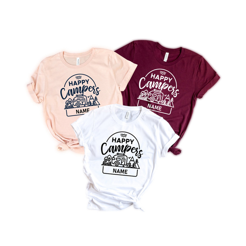 Happy Camper, Happy Camper Shirt, Camping Shirt, Happy Camper Tshirt, Camper Gift, Camper, Glamping Shirt,Personalized Camper Shirt - 1.jpg
