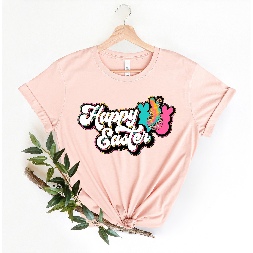 Happy Easter Shirt, Happy Easter Bunny Shirt, Happy Easter Bunny Ears Shirt, Bunny Ears Shirt, Happy Easter, Easter Matching Shirt - 3.jpg