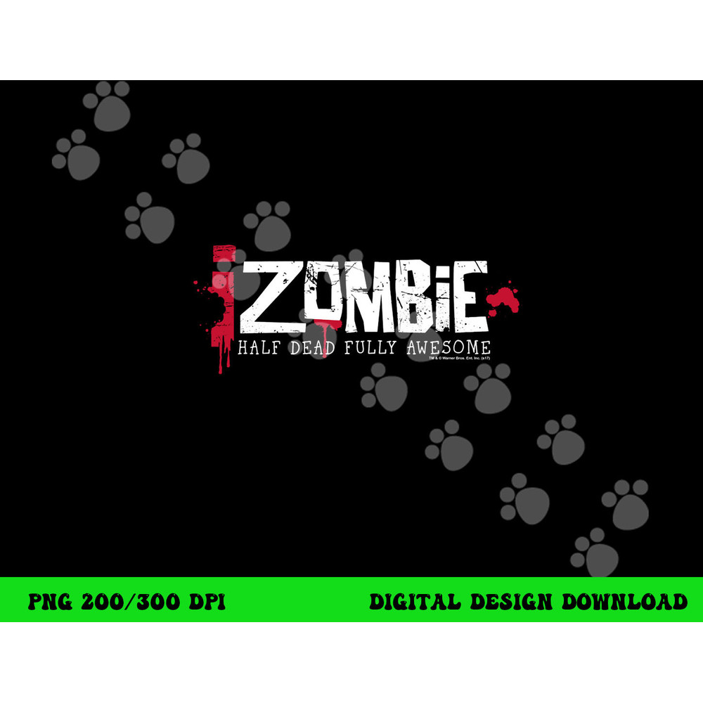 iZombie Logo Longsleeve T Shirt Long Sleeve  png, sublimation .jpg