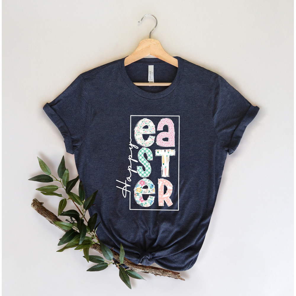 Happy Easter shirt, Women Easter shirt, Cute Easter shirt, Easter shirt, Happy Easter, Easter bunny shirt, bunny shirt,easter kids shirt - 2.jpg