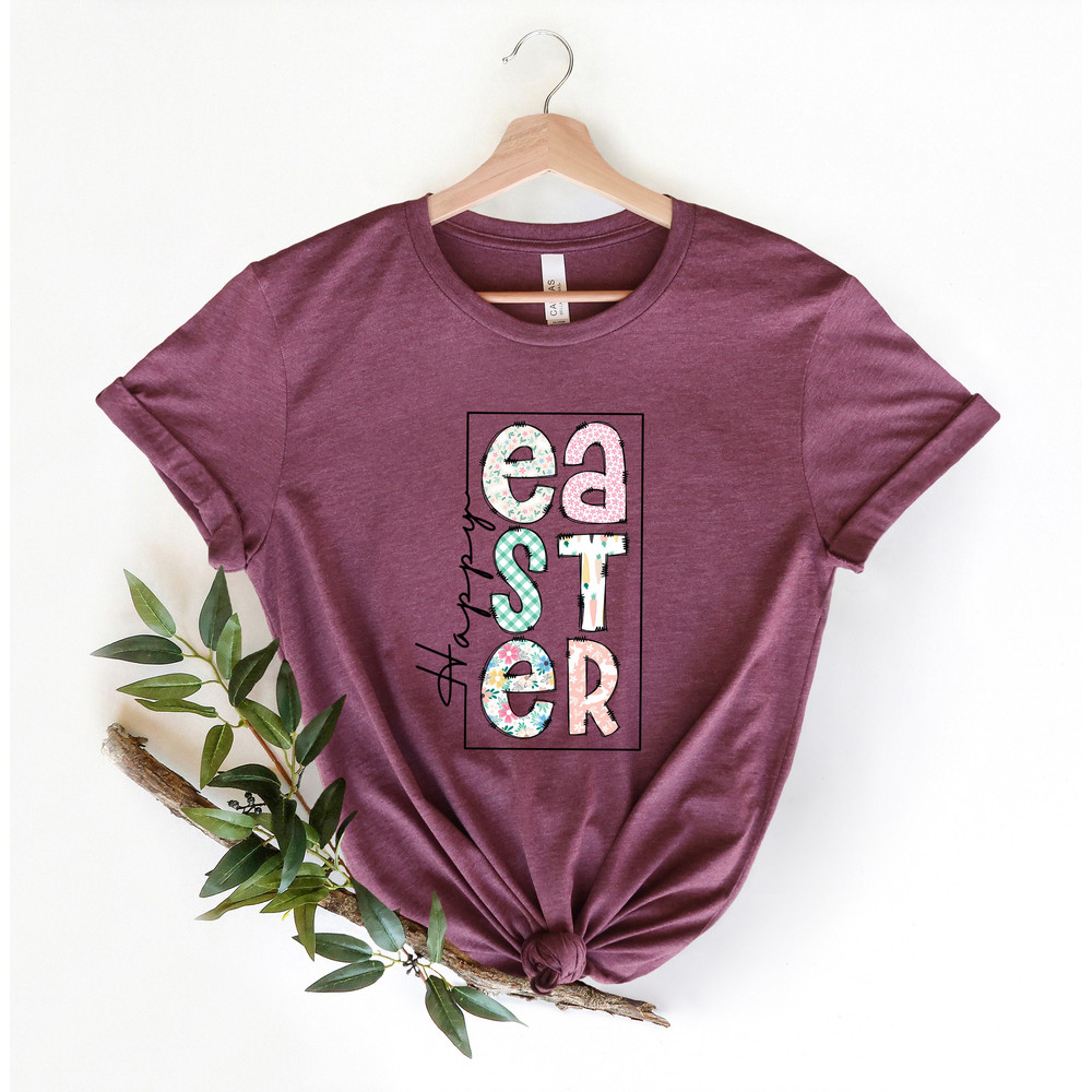 Happy Easter shirt, Women Easter shirt, Cute Easter shirt, Easter shirt, Happy Easter, Easter bunny shirt, bunny shirt,easter kids shirt - 3.jpg