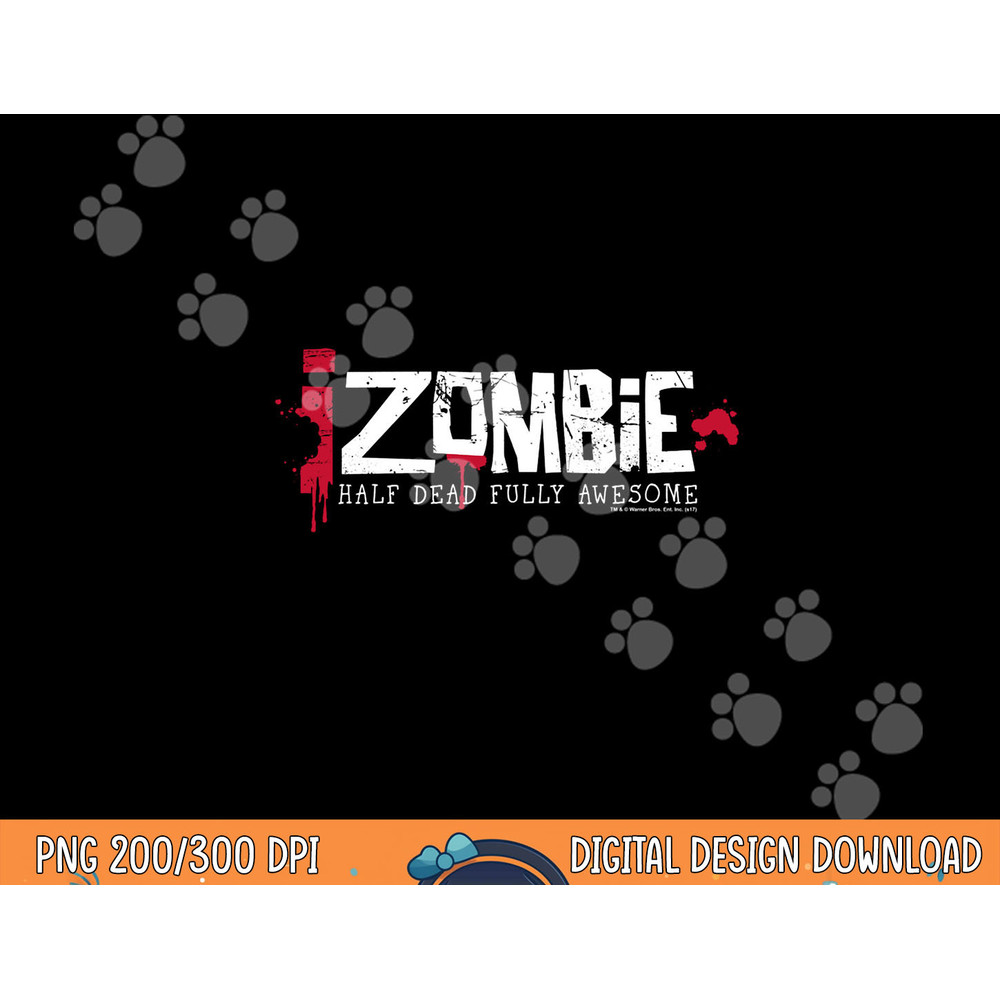 iZombie Logo Longsleeve T Shirt Long Sleeve  png, sublimation .jpg