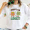 Happy Go Lucky Shirt,Lucky Tshirt,Irish T Shirt,Shamrocks T-Shirt,Family Matching St Patrick's Day Gift Tee,Retro Groovy Shirt - 2.jpg