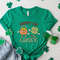 Happy Go Lucky Shirt,Lucky Tshirt,Irish T Shirt,Shamrocks T-Shirt,Family Matching St Patrick's Day Gift Tee,Retro Groovy Shirt - 3.jpg