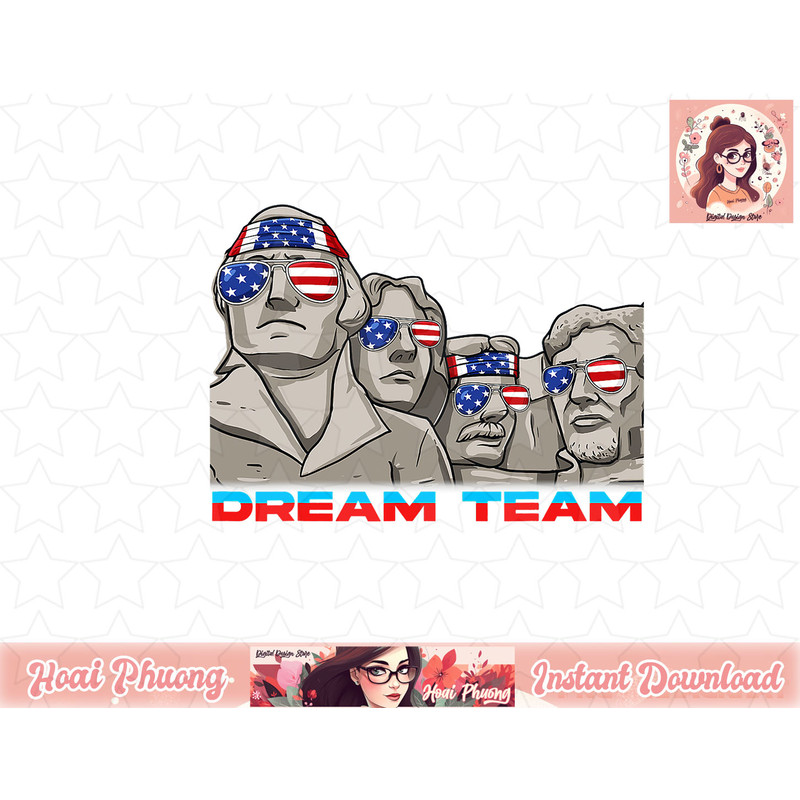 Mount Rushmore 4th Of July Funny Patriotic Presidents Team png, instant download.jpg