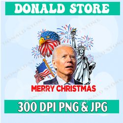 joe biden confused patriotic merry christmas for 4th of july png, png high quality, png, digital download