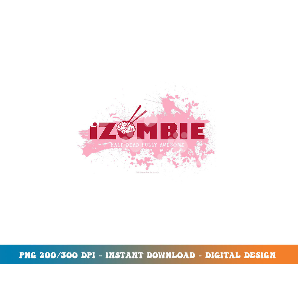 iZombie Splatter Logo  png, sublimation.jpg