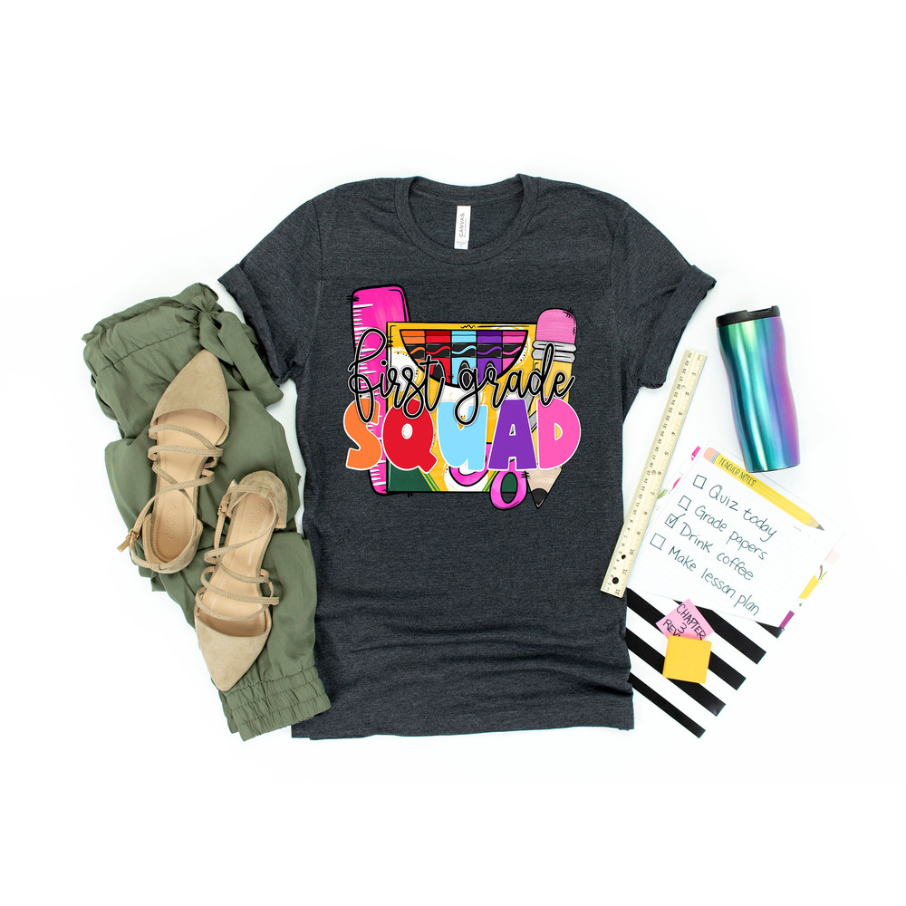 Hello First Grade Shirt, Back to School Shirt, Teacher Shirt, Team Teacher Shirt, First Grade Teacher Shirt, First Day Of School Shirt - 2.jpg