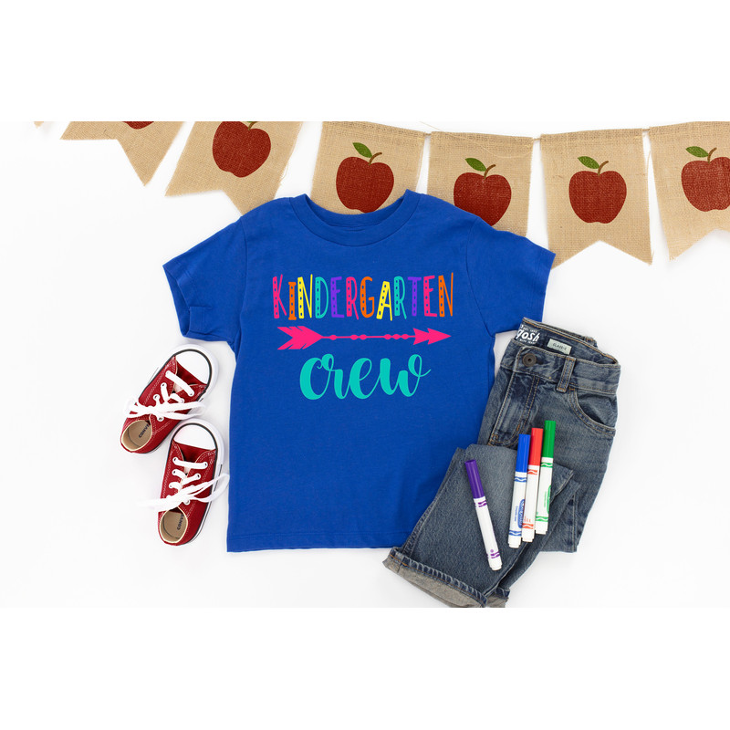Hello Kindergarten Crew Shirts,Teach Love Inspire,Back To School Shirt,First Grade Teacher Tee,Teacher Appreciation Tee,1st day of school - 2.jpg