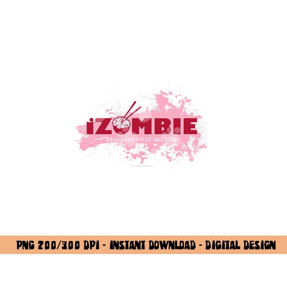 iZombie Splatter Logo png, sublimation .jpg