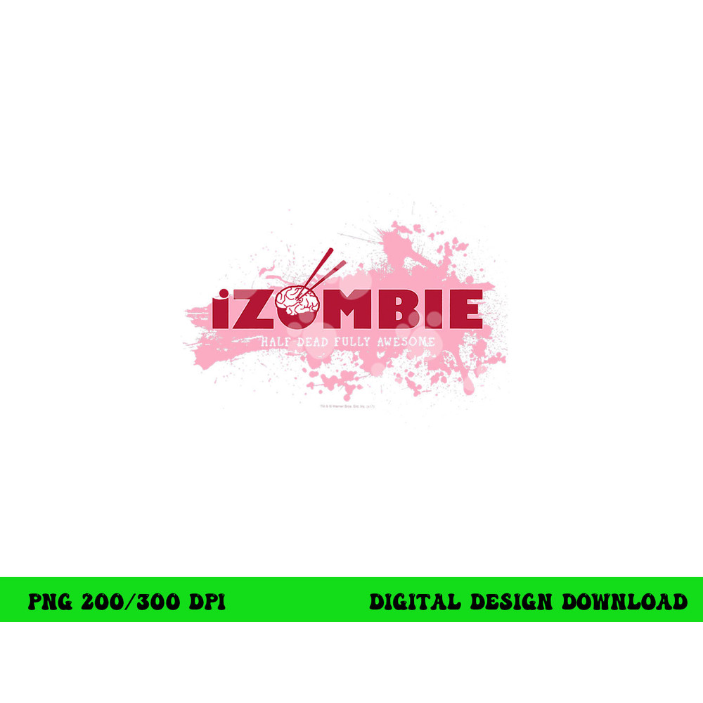 iZombie Splatter Logo  png, sublimation .jpg