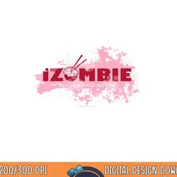 izombie splatter logo  png, sublimation