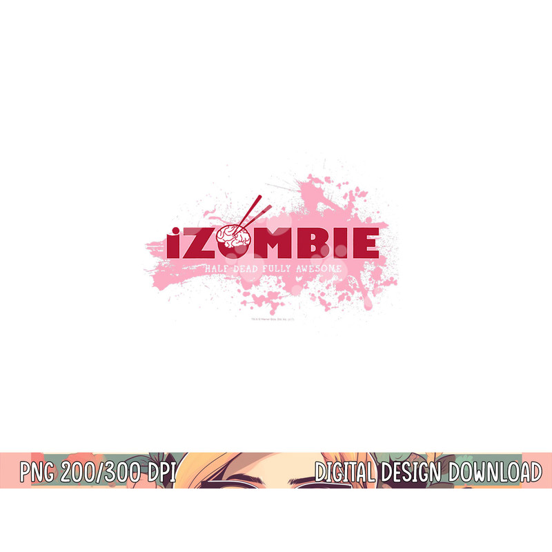 iZombie Splatter Logo png, sublimation .jpg