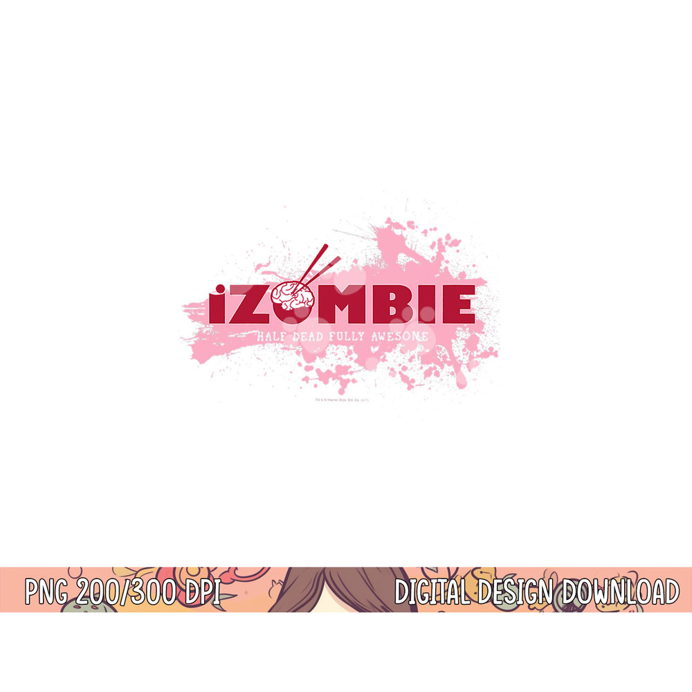 iZombie Splatter Logo png, sublimation .jpg