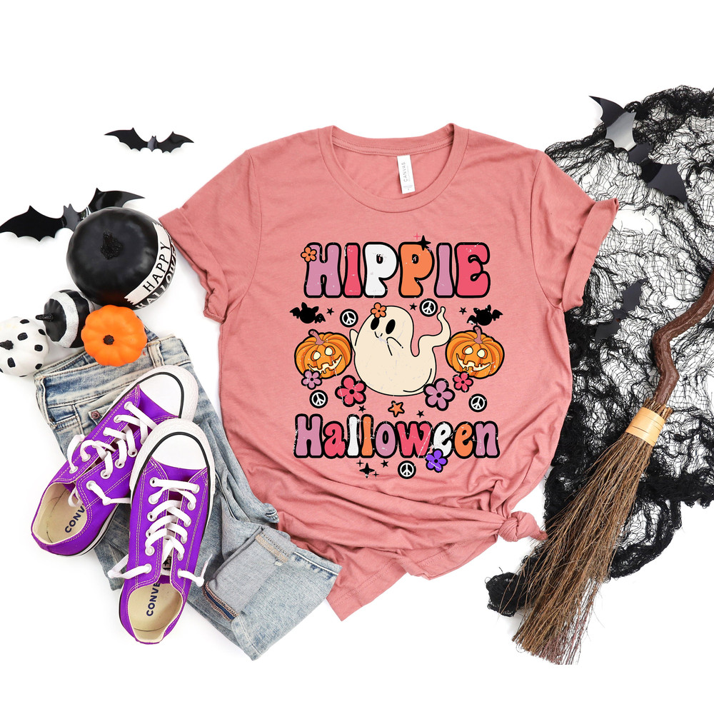 Hippie Halloween Shirt, Retro Halloween Shirt, Funny Cow Shirt, Funny Halloween Gifts, Halloween Shirt, Halloween Matching Shirt - 3.jpg