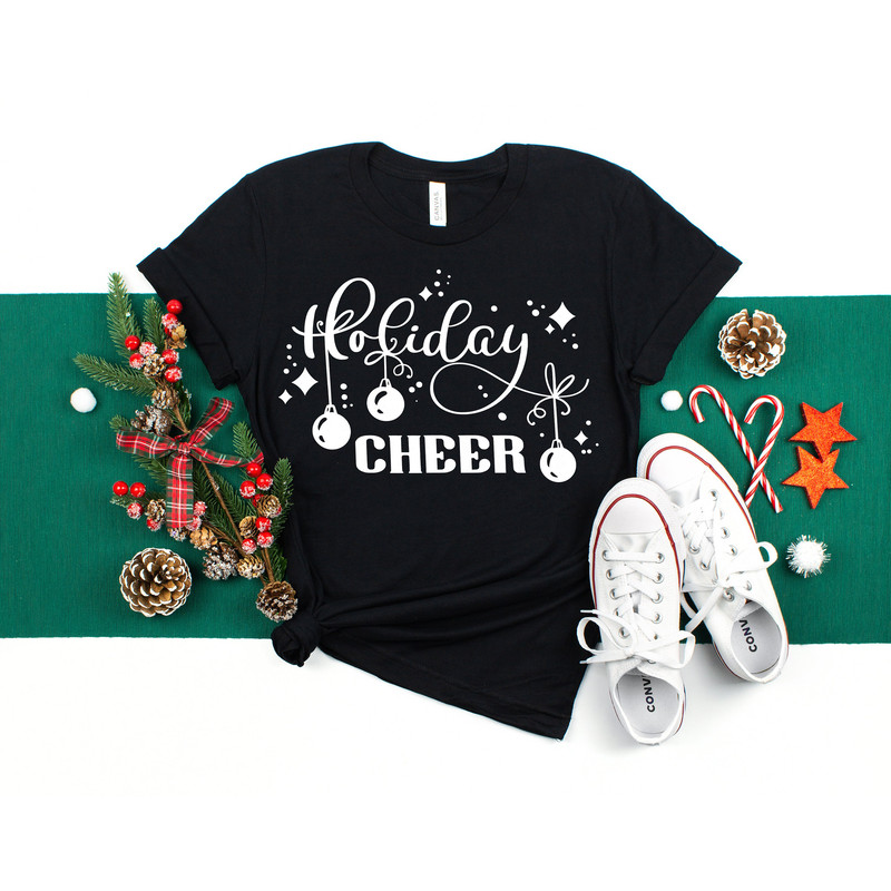 Holiday Cheer Shirt,Christmas Gift, Gift for her, Let it snow Hoodie, Christmas Sweatshirt, Christmas gift for family - 3.jpg