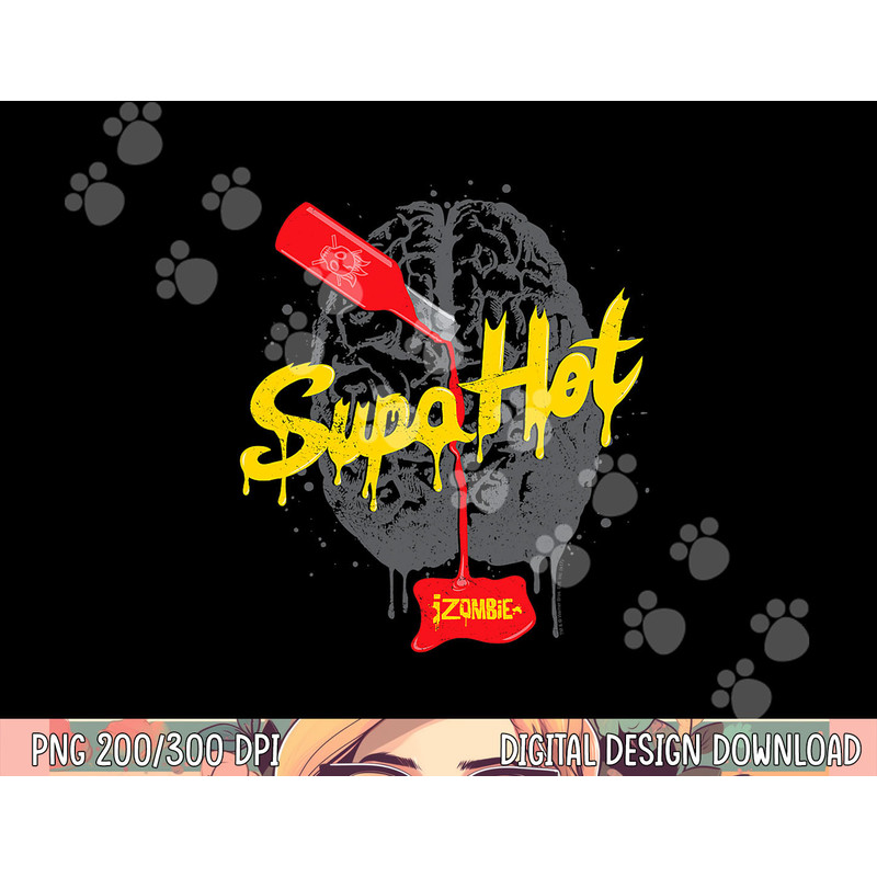 iZombie Supa Hot png, sublimation .jpg