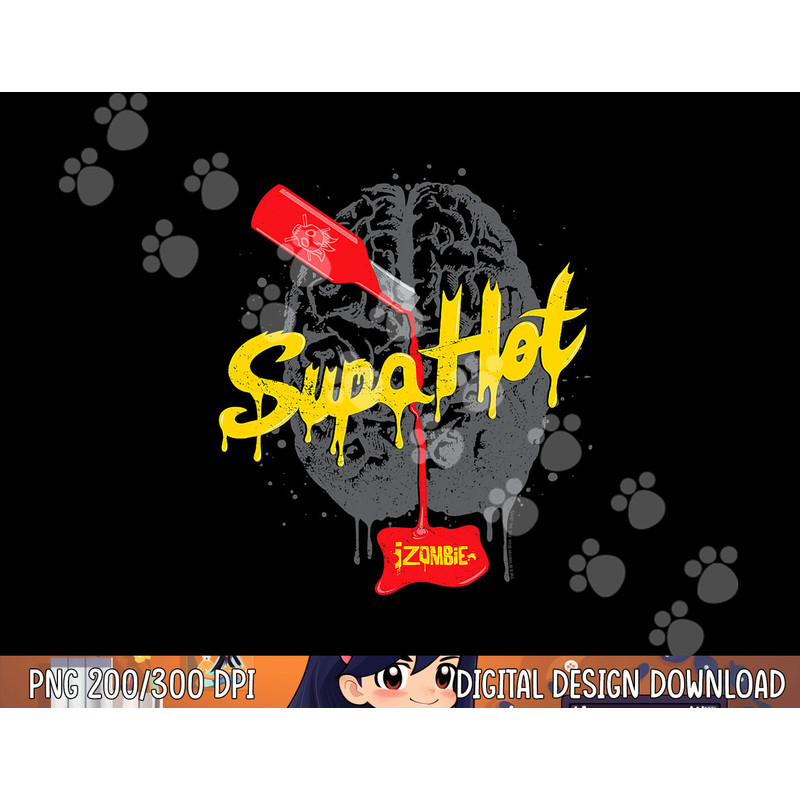 iZombie Supa Hot png, sublimation .jpg