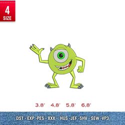 mike embroidery / anime embroidery design/ anime design/ embroidery pattern/ design pes dst vp3  format