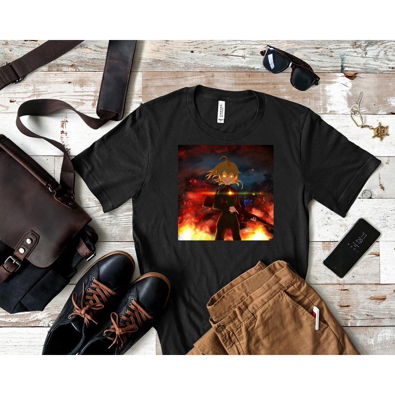 Tanya Degurechaff - Youjo Senki Classic T-Shirt 78_Shirt_Black.jpg