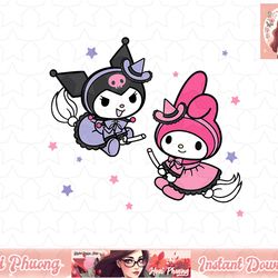 my melody kuromi little witches halloween png, instant download