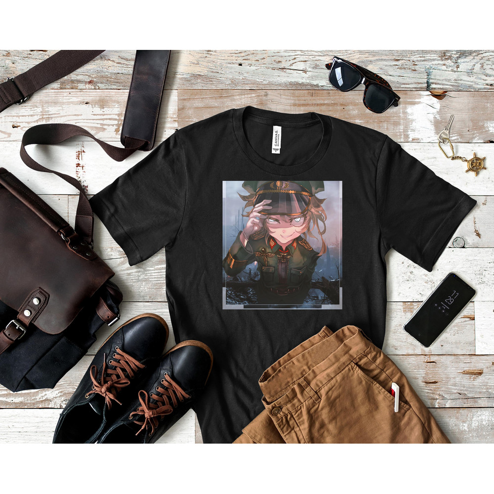 Tanya Degurechaff - Youjo Senki Essential T-Shirt 74_Shirt_Black.jpg