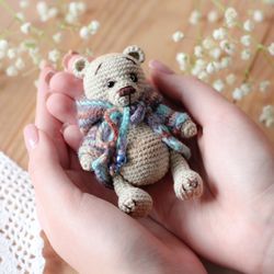 Teddy Bear Artist Memory Bear Miniature Dollhouse