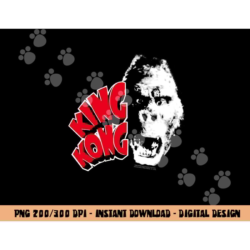 King Kong Head png, sublimation .jpg