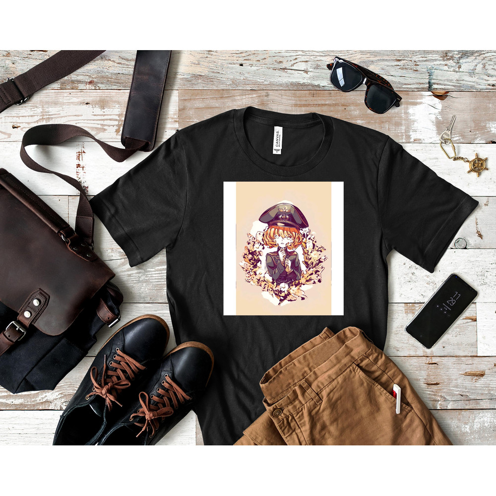 Youjo SenkiSaga of Tanya the Evil - Tanya von Deugrechaff (Sketch) Classic T-Shirt 266_Shirt_Black.jpg