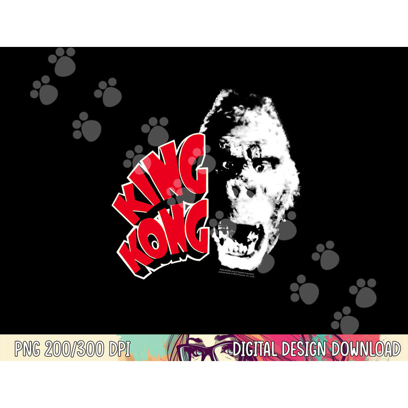 King Kong Head png, sublimation .jpg