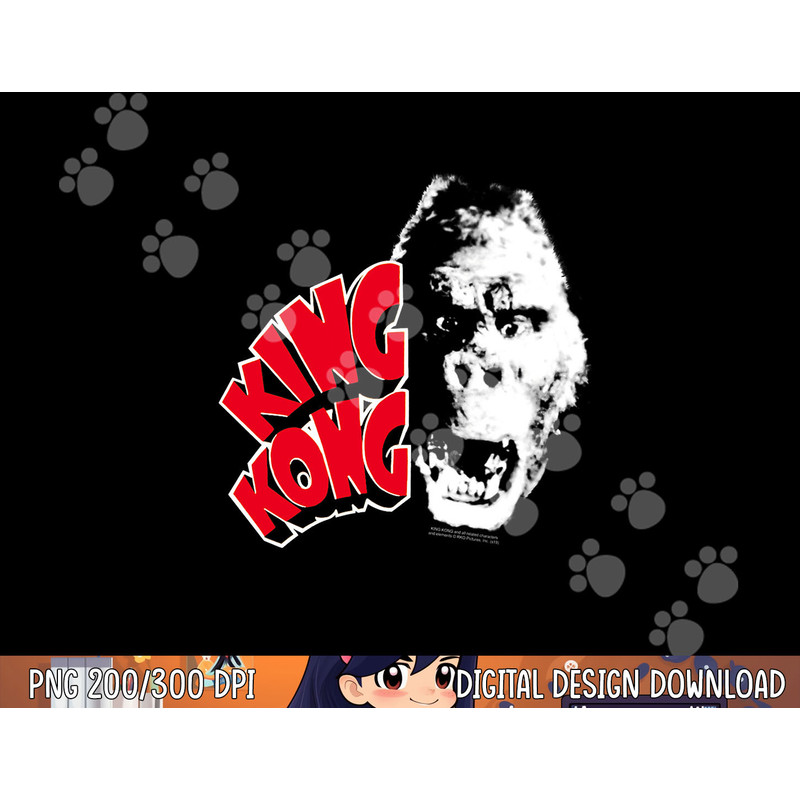 King Kong Head png, sublimation .jpg