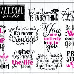 motivational quotes bundle, svg design