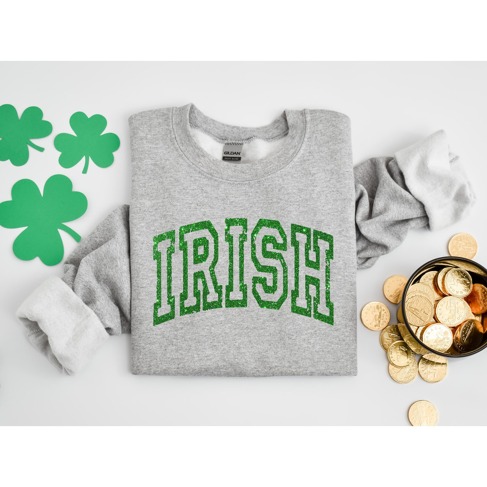 Irish Shamrock Shirt, Womens Irish Shirt, Lucky Woman Shirt, Shamrock Shirt, St Patrick Day Shirt, Lucky Shirt, Irish Gifts, Irish Glitter - 2.jpg