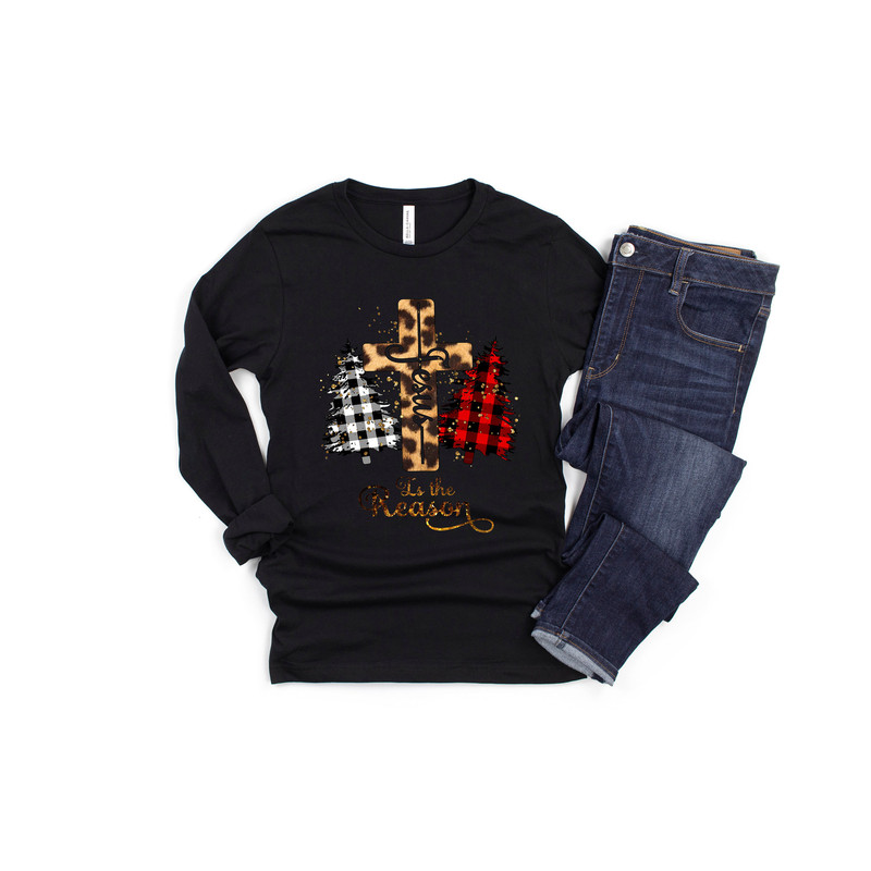 Jesus The Reason for the Season Shirt,Merry Christmas Shirt,,Christmas Family Shirt,Christmas Gift,Cross Shirt,Leopard Shirt,Jesus Shirt - 4.jpg