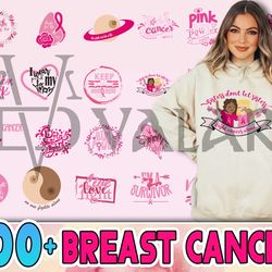 breast cancer files svg, cancer awareness svg bundle, fight cancer svg cut file, digital download, in october wear pink