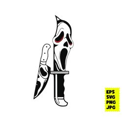 ghost svg, ghostface svg, horror movies svg, ghostface valentine svg, halloween svg, valentine's day svg