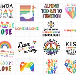 lgbt pride bundle design, pride month bundle png, digital download