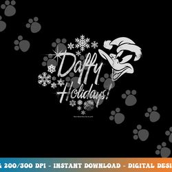 looney tunes daffy duck holidays t shirt  png, sublimation